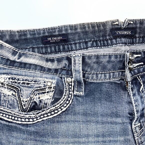 Vigoss Women's Blue Boot Cut Jeans - Picture 5 of 10